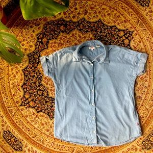 Levi’s Vintage Baby Blue Short Sleeve Button Up